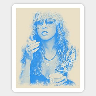 Stevie Nicks Retro - Young Mystic FanArt Sticker